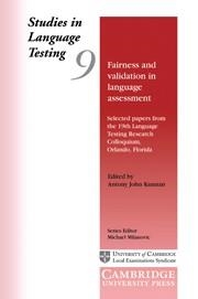 FAIRNESS AND VALIDATION IN LANGUAGE ASSESSMENT | 9780521658744 | KUNNAN, ANTONY JOHN
