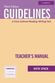 GUIDELINES TEACHER'S MANUAL 3RD EDITION | 9780521613026 | SPACK, RUTH