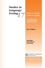 ISSUES IN TESTING BUSINESS ENGLISH | 9780521013307 | O'SULLIVAN, BARRY