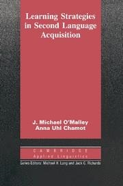 LEARNING STRATEGIES IN SECOND LANGUAGE ACQUISITION | 9780521358378 | O'MALLEY, J. MICHAEL / CHAMOT, ANNA UHL