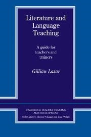 LITERATURE AND LANGUAGE TEACHING | 9780521406512 | LAZAR, GILLIAN