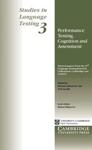 PERFORMANCE TESTING, COGNITION AND ASSESSMENT | 9780521484657 | MILANOVIC, MICHAEL / SAVILLE, NICK