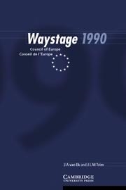 WAYSTAGE 1990 | 9780521567077 | EK, J. A. VAN / TRIM, J. L. M.