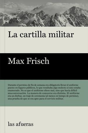 CARTILLA MILITAR, LA | 9788494983726 | FRISCH, MAX