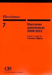 ELECCIONES AUTONÓMICAS 2009-2012 | 9788474766639 | PALLARÉS, FRANCESC (ED.)