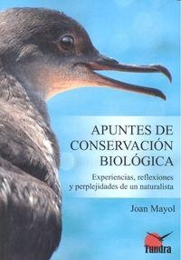 APUNTES DE CONSERVACIÓN BIOLÓGICA | 9788494445958 | MAYOL, JOAN