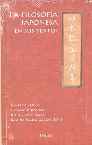 FILOSOFÍA JAPONESA EN SUS TEXTOS, LA | 9788425433191 | HEISIG, JAMES W./KASULIS, THOMAS P./MARALDO, JOHN C.