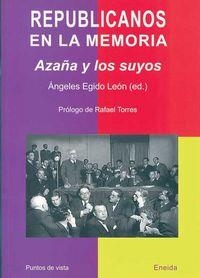 REPUBLICANOS EN LA MEMORIA | 9788495427908 | EGIDO LEON, ANGELES