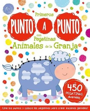 PRIMEROS PUNTO A PUNTO PEGATINAS ANIMALES DE LA GRANJA | 9788491961703