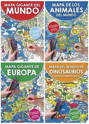 MAPA GIGANTE PARA COLOREAR | 9788467767230 | SUSAETA, EQUIPO