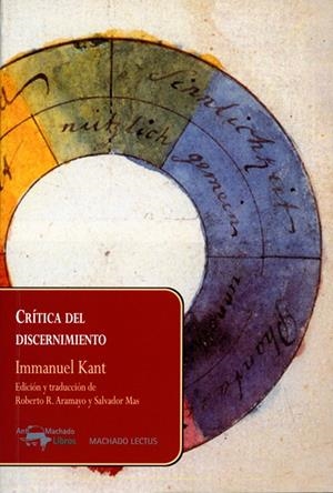CRÍTICA DEL DISCERNIMIENTO | 9788477743859 | KANT, IMMANUEL