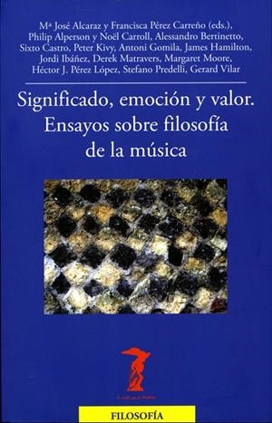 SIGNIFICADO, EMOCIÓN Y VALOR | 9788477746966 | VARIOS AUTORES