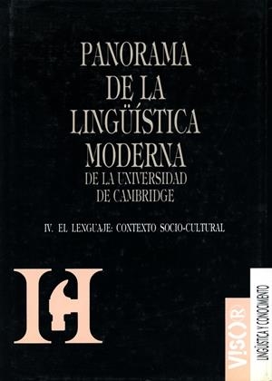 PANORAMA LINGUISTICA 4 | 9788477748670 | NEWMEYER, FREDERICK J.