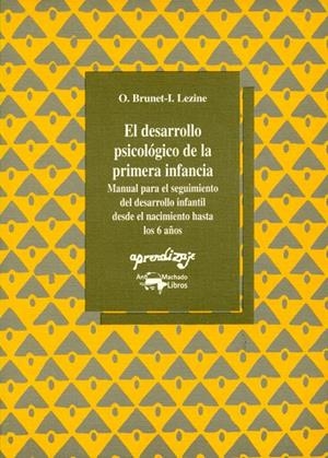 DESARROLLO PSICOLÓGICO DE LA PRIMERA INFANCIA, EL | 9788477744238 | BRUNET, O. / LEZINE, I.