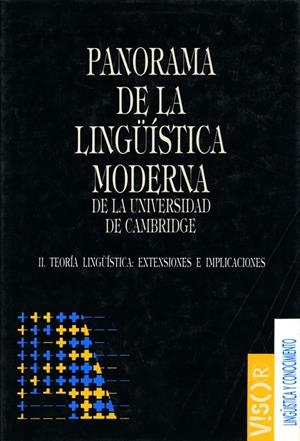PANORAMA DE LA LINGÜÍSTICA MODERNA DE LA UNIVERSIDAD DE CAMBRIDGE - II | 9788477748601 | AUTORES, VARIOS