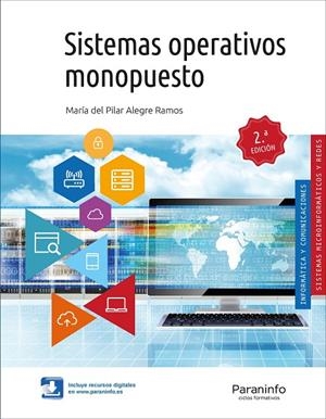 SISTEMAS OPERATIVOS MONOPUESTO | 9788428341394 | ALEGRE RAMOS, MARIA DEL PILAR