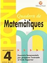 PONT 4 EP QUADERN DE MATEMATIQUES | 9788478873685 | MARTÍ FUSTER, ROSA MARIA