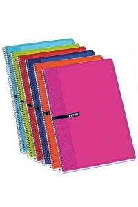 LLIBRETA ESPIRAL FOLI QUADRICULA ENRI COLORS ASSORTITS | 8412771083625