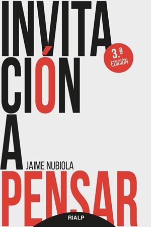 INVITACIÓN A PENSAR | 9788432151200 | NUBIOLA, JAIME