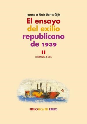 ENSAYO DEL EXILIO REPUBLICANO DE 1939 II, EL | 9788417550554 | VARIOS AUTORES