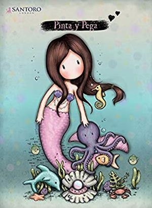 GORJUSS. CUADERNO PINTA Y PEGA SIRENA | 9788427871243