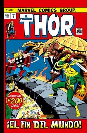 MARVEL GOLD. EL PODEROSO THOR 05 : ¡EL FIN DEL MUNDO! | 9788491674092 | LEE, STAN