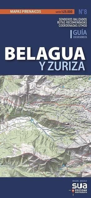 BELAGUA Y ZURIZA : MAPAS PIRENAICOS | 9788482167343 | ANGULO BERNARD, MIGUEL