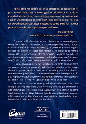 GUÍA DEL EXPLORADOR PSICODÉLICO | 9788484456278 | FADIMAN, JAMES