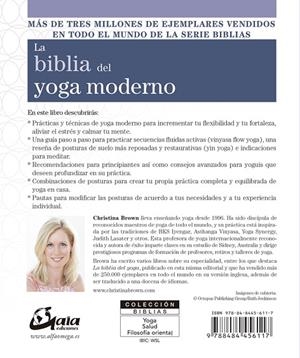 BIBLIA DEL YOGA MODERNO, LA | 9788484456117 | BROWN, CHRISTINA