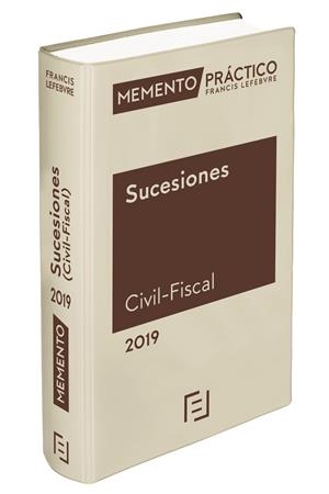 MEMENTO SUCESIONES (CIVIL-FISCAL) 2019-2020 | 9788417794026 | LEFEBVRE-EL DERECHO