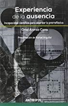 EXPERIENCIA DE LA AUSENCIA | 9788416421121 | ALONSO CANO, ORIOL