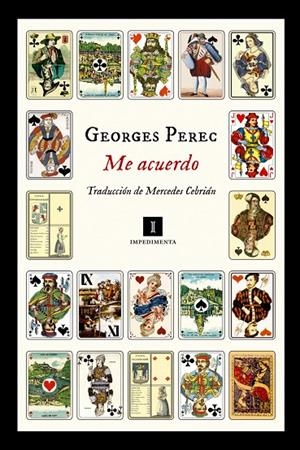 ME ACUERDO | 9788416542741 | PEREC, GEORGES