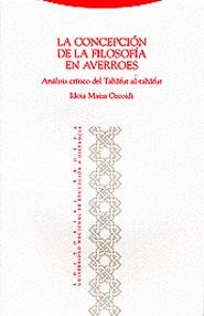 CONCEPCION DE LA FILOSOFIA EN AVERROES, LA | 9788481644265 | MAIZA OZCOIDI, IDOIA