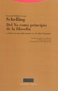 DEL YO COMO PRINCIPIO DE LA FILOSOFIA | 9788481646061 | SCHELLING, WILHELM