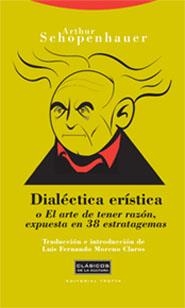 DIALECTICA ERISTICA | 9788481648874 | SCHOPENHAUER, ARTHUR