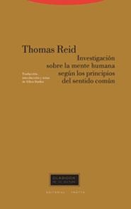 INVE, SOBRE LA MENTE HUMANA SEGUN PRINCIPIOS SENTIDO COMUN | 9788481646696 | REID, THOMAS