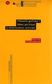 FILOSOFIA POLITICA I IDEAS POLITICAS | 9788481641417 | QUESADA, FERNANDO
