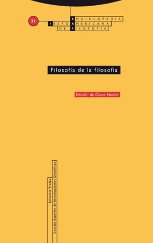 FILOSOFIA DE LA FILOSOFIA | 9788498791877 | NUDLER, OSCAR