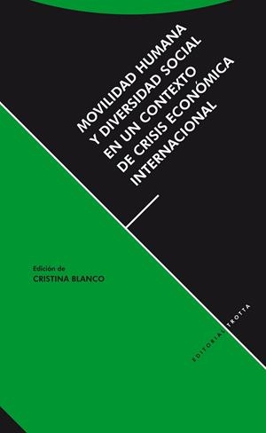MOV, HUMANA Y DIVERSIDAD SOCIAL EN UN CONTEXTO DE CRISIS | 9788498794885 | BLANCO FERNANDEZ DE VALDERRAMA, CRISTINA