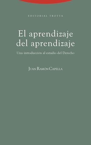 APRENDIZAJE DEL APRENDIZAJE, EL | 9788498790696 | CAPELLA HERNANDEZ, JUAN-RAMON