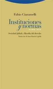 INSTITUCIONES Y NORMAS | 9788498790658 | CIARAMELLI, FABIO