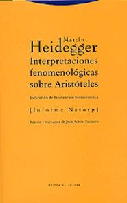 INTERPRETACIONES FENOMENOLOGICAS SOBRE ARISTOTELES | 9788481645521 | HEIDEGGER, MARTIN