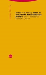 SOBRE EL NACIMIENTO SENTIMIENTO JURIDICO | 9788481649598 | JHERING, RUDOLF VON