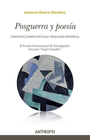 POSGUERRA Y POESÍA | 9788416421688 | RIVERO MACHINA, ANTONIO