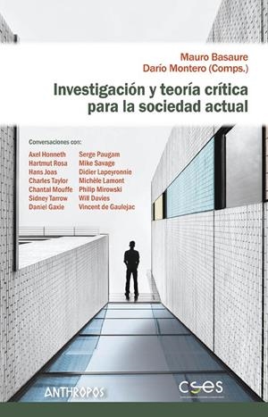 INVESTIGACIÓN Y TEORÍA CRÍTICA PARA LA SOCIEDAD ACTUAL | 9788416421909 | BASAURE / MONTERO