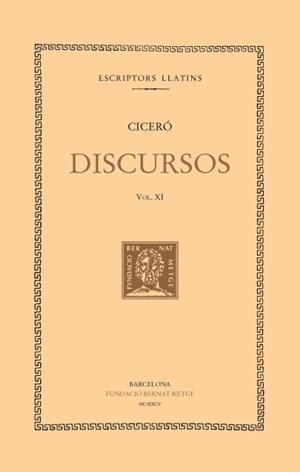 DISCURSOS -  XI | 9788472256194 | CICERO, MARC TUL·LI