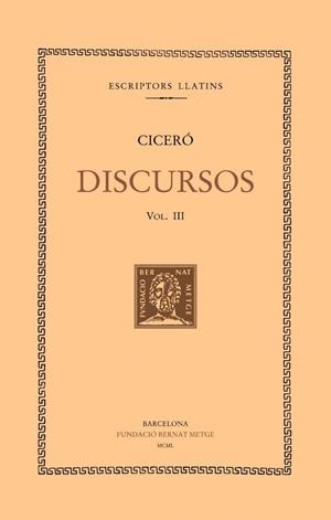 DISCURSOS  III | 9788498591774 | CICERO, MARC TUL·LI