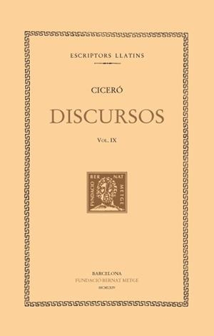 DISCURSOS  IX | 9788498591651 | CICERO, MARC TUL·LI