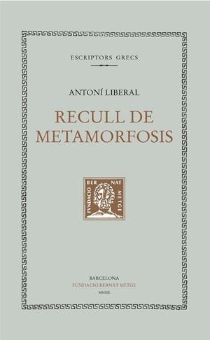 RECULL DE METAMORFOSIS | 9788498592078 | LIBERAL, ANTONI