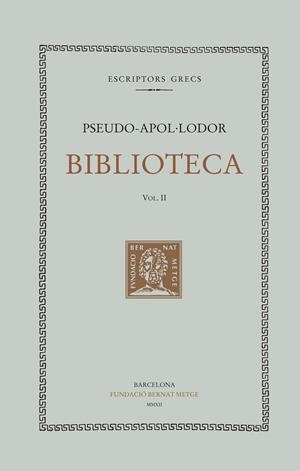 BIBLIOTECA  II | 9788498592016 | PSEUDO APOL LODOR